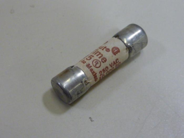 Used GOULD / SHAWMUT 15 Amp Fuse OTM15 #62406