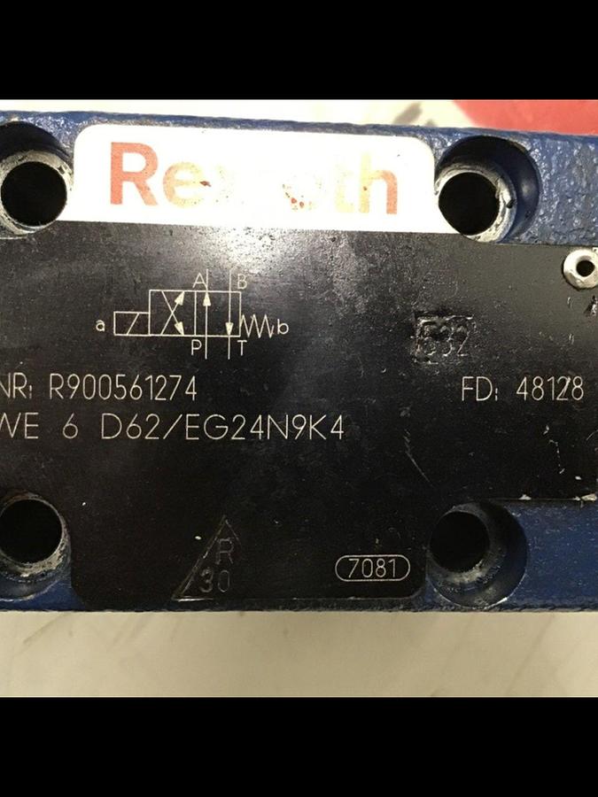 Used REXROTH Valve 4WE6D62/EG24N9K4 Used