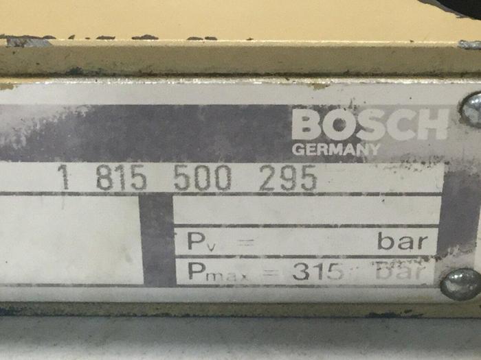 Used BOSCH Valve 1 815 500 295 #105768