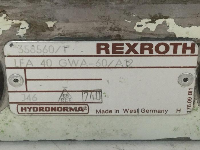 Used REXROTH Valve LFA40GWA60A12 #105657