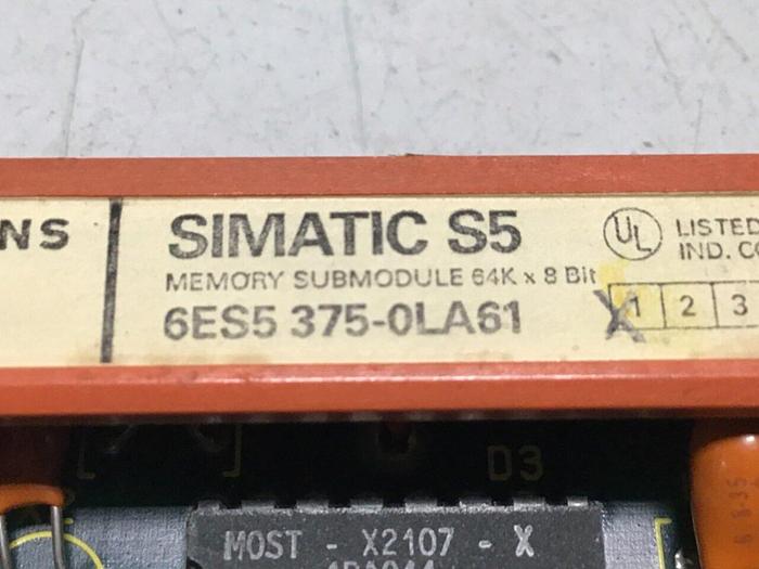 Used SIEMENS Memory Submodule 6ES5 375-0LA61 #112221