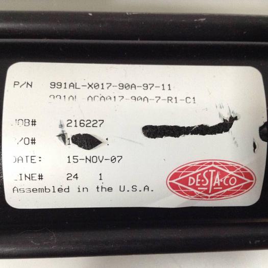 Used DESTACO Pneumatic Hold Clamp 991AL-X017-90A-97-11 #90067