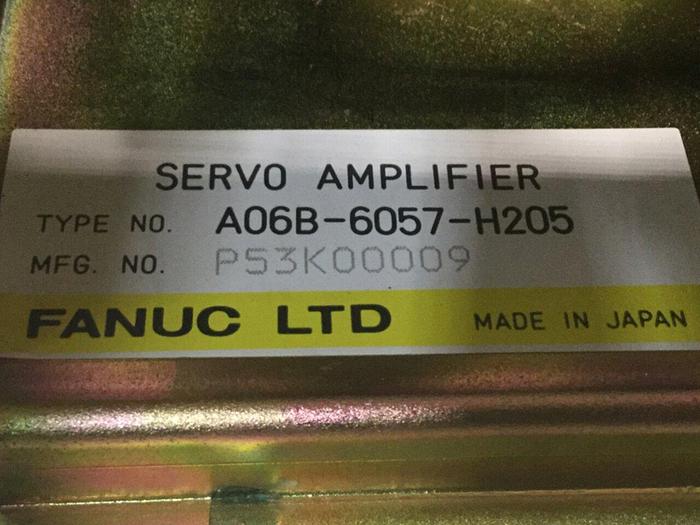 Used FANUC Servo Amplifier A06B-6057-H205 Used