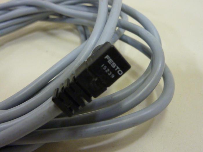 Used FESTO Cable 15239 #64523