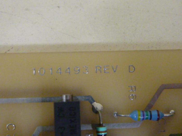 Used CONTROL LASER Circuit Board 1014493 #54854