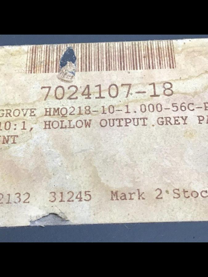 Used GROVE GEAR Gearbox HM0218-1 Used