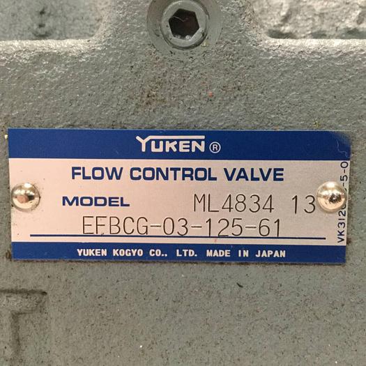 Used YUKEN Valve EFBCG-03-125-61 Used