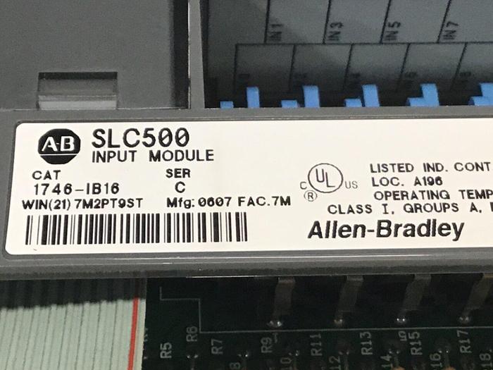 Used ALLEN BRADLEY Input Module 1746-IB16 SER C #127239