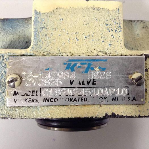 Used VICKERS Hydraulic Valve CVCS25C1S2W24510AP10 #89831
