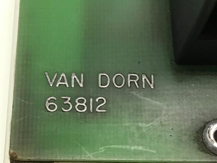 Used VAN DORN Circuit Board 63812 Used