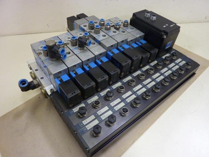 Used FESTO Control Block / Valve Terminal IFB8-02 #52855
