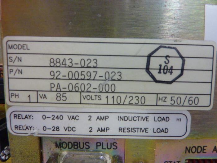 Used MODICON Power Supply MM-PMC2-200 #55798