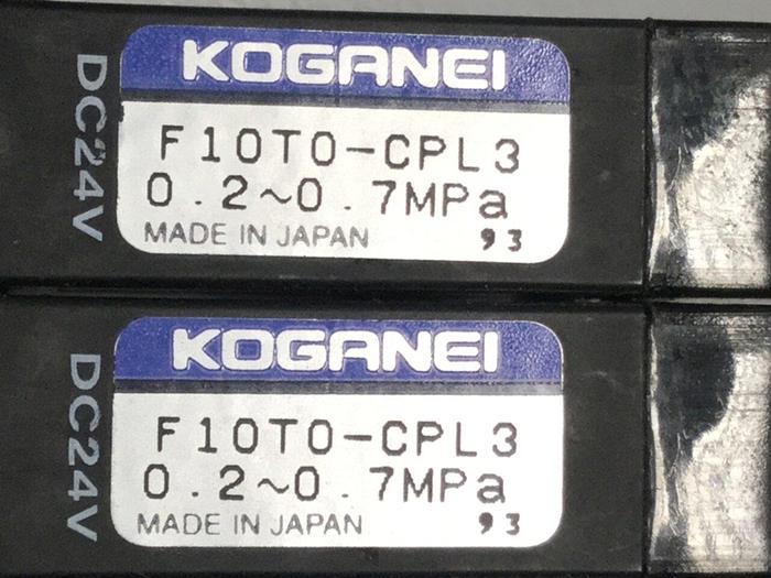 Used KOGANEI Manifold w/ Valves F10M4AJ #104807