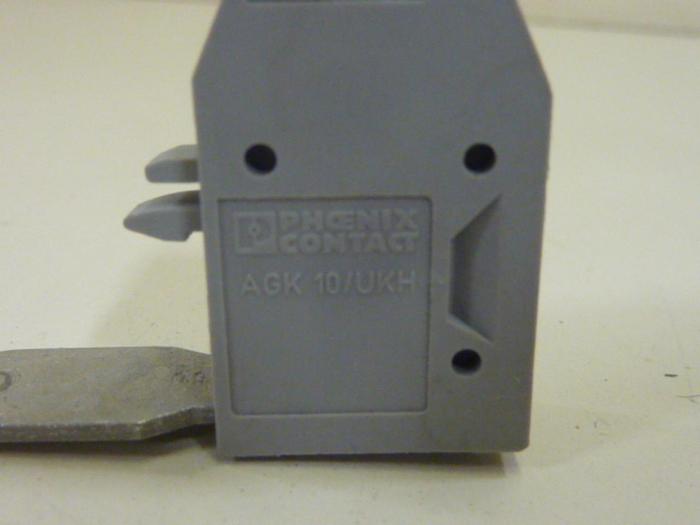Used PHOENIX CONTACT Terminal Block AGK 10/UKH #64503