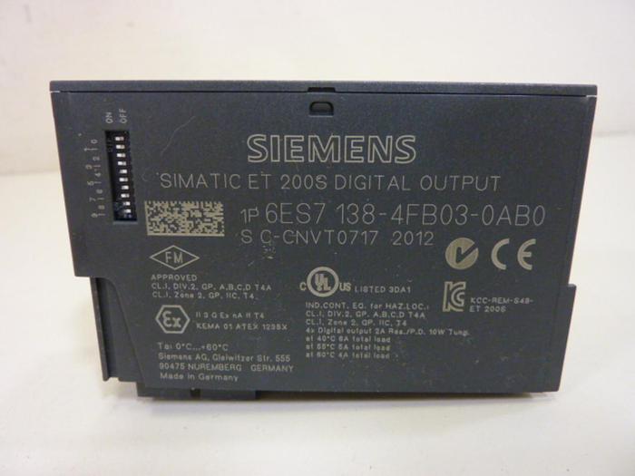 Used SIEMENS Output Module 6ES7 138-4FB03-0AB0 #54957