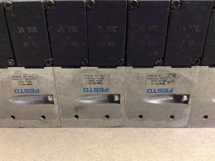 Used FESTO Control Block w/ Valves IFB8-03 #70461
