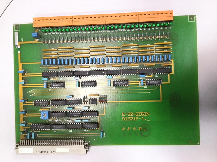 Used KEBA Input Module E-32-DIGIN D1321F-1 Used