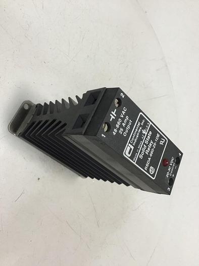 Used CONTINENTAL INDUSTRIES Solid State Relay RSDA-660-25-1DE #134750