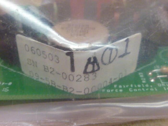 FORCE CONTROLS PWM Board 350-EB2-00000-01 #29372