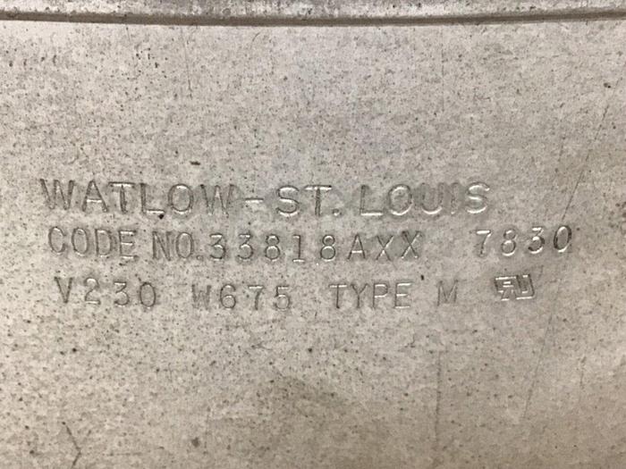 Used WATLOW 675 Watt Heater Band 33818AXX 7830 #125875