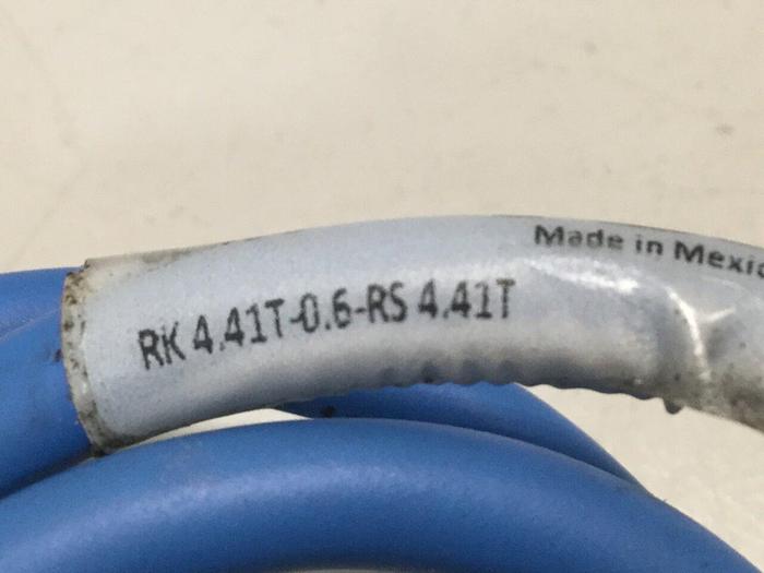Used TURCK ELEKTRONIK Double-Ended Cable RK 4.41T-0.6-RS 4.41T #110599