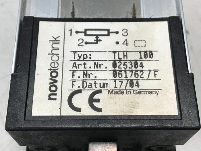 Used NOVOTECHNIK Positional Transducer TLH100 Used