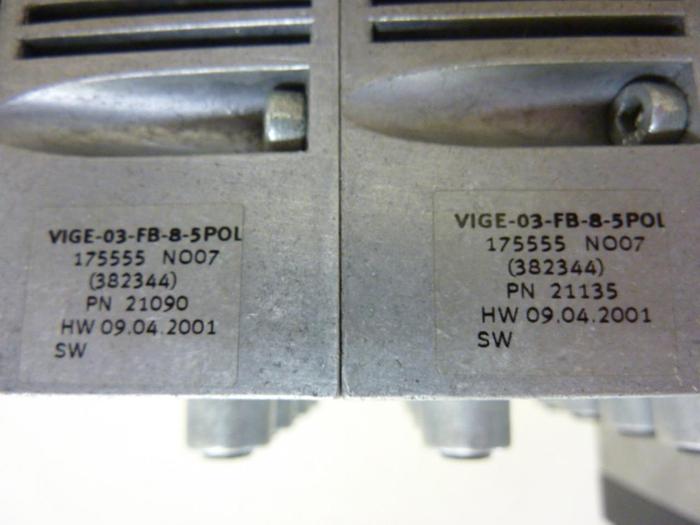 Used FESTO Control Block w/ Valves IFB8-03 #52695