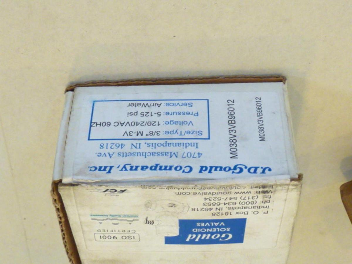 GOULD 3/8" M-3V Valve M038V3VB96012 NEW