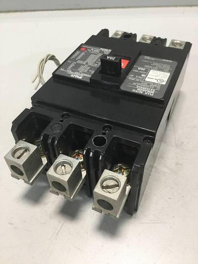 Used FUJI ELECTRIC 20 Amp Circuit Breaker SA103RAUL20 #99748