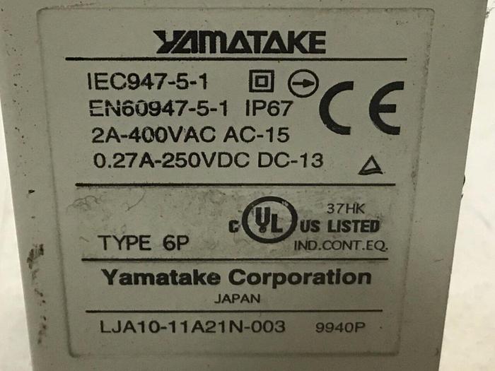 Used YAMATAKE Limit Switch LJA10-11A21N-003 #121728