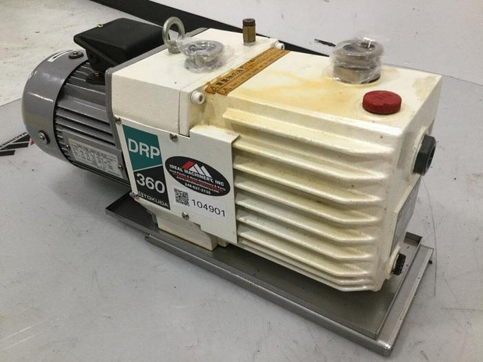 Used SHIBAURA Tokuda Rotary Vacuum Pump DRP-360III #104901