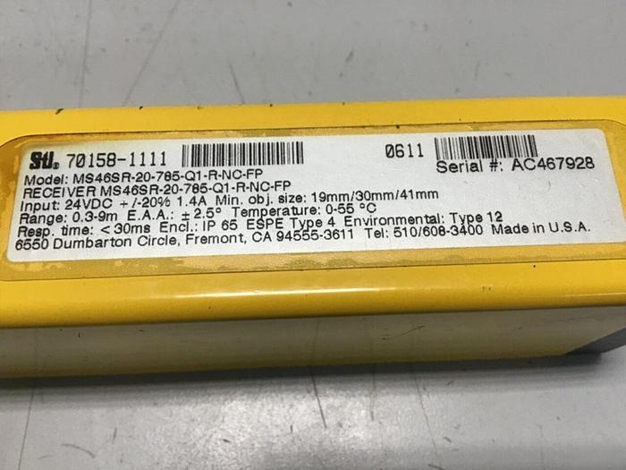 Used STI Reciever MS46SR-20-785-Q1-R-NC-FP #139909