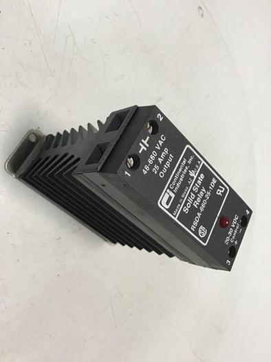 Used CONTINENTAL INDUSTRIES Solid State Relay RSDA-660-25-1DE #134783