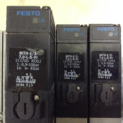 Used FESTO Control Block w/ Valves VIMP-03-B #71359