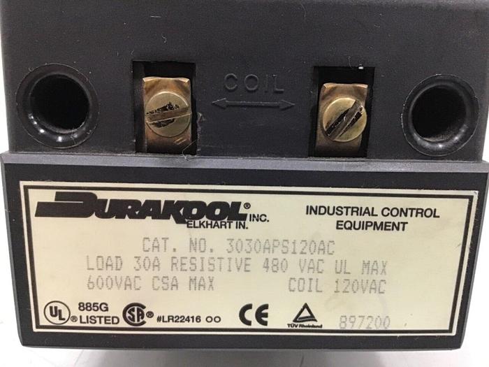 Used DURAKOOL Relay 3030APS120AC Used