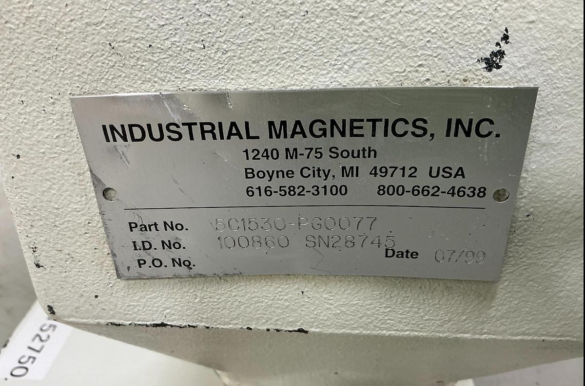 Used INDUSTRIAL MAGNETICS 5C1530-PG0077