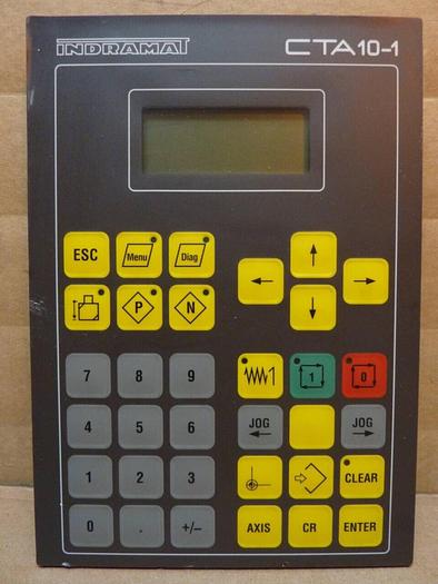 Used INDRAMAT CTA10-1 Operator Interface CTA10.1B-001-FW #23875