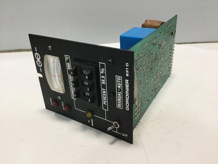 Used GORDINIER Temperature Control 631D #109538