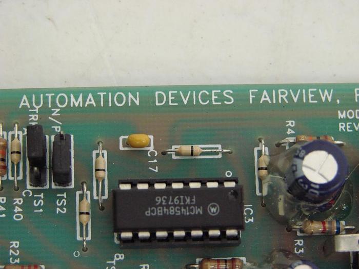 Used AUTOMATION DEVICES Circuit Board 1030 #12324