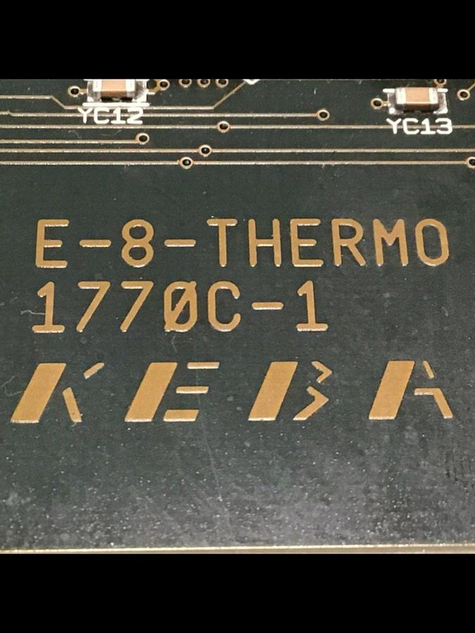 Used KEBA Engel 1770B-1 Circuit Board E-8-THERMO 1770C-1 #117629