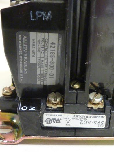 Used ALLEN BRADLEY Starter 509-BOD SER B W25 #67427