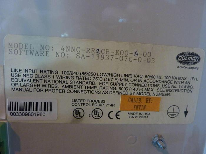 Used BARBER COLMAN Control Card Rack 4NNC-RR2GB-E00-A-00 Used