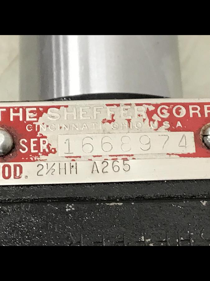 Used SHEFFER 21/2 HH A265 CYLINDER USED #131552