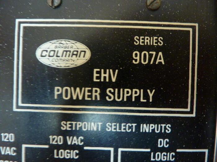 Used BARBER COLMAN Power Supply 907A #54324