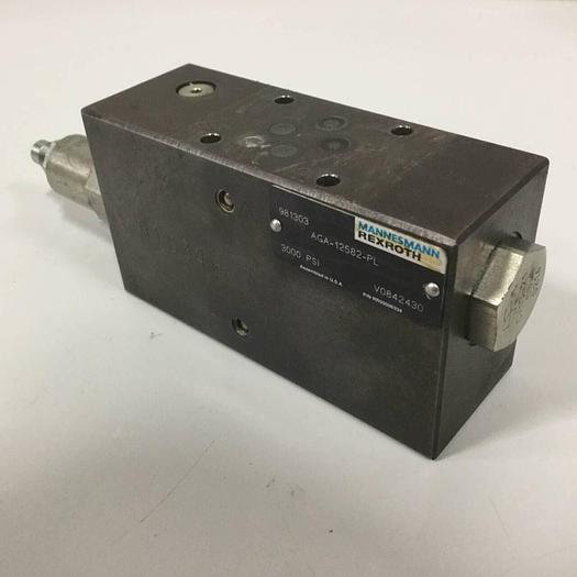 Used MANNESMANN REXROTH Manifold Sandwich Plate AGA12582PL #90908