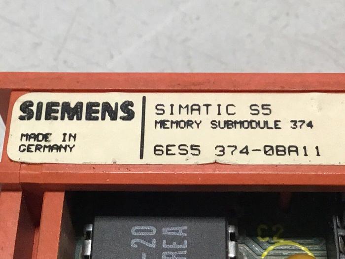 Used SIEMENS / VAN DORN SIMATIC S5 Memory 6ES5 374-0BA11 #112238