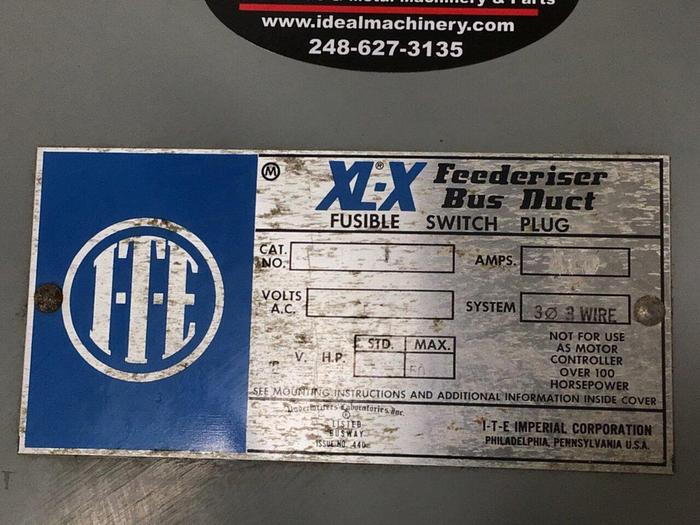 Used SIEMENS 60 Amp Buss Plug RV362 #137245