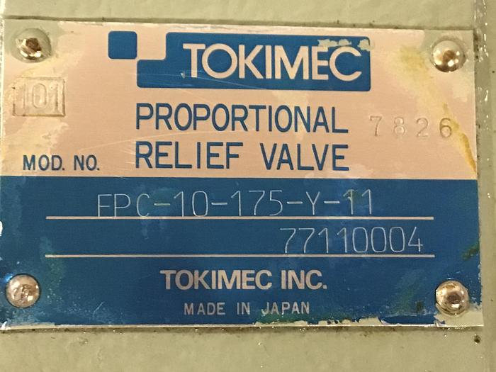 Used TOKIMEC EPC-10-175-Y-11 Valve Used #142514