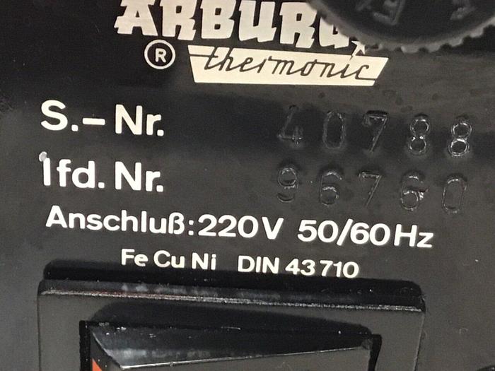 Used ARBURG Temperature Control FF10G250/500 Used