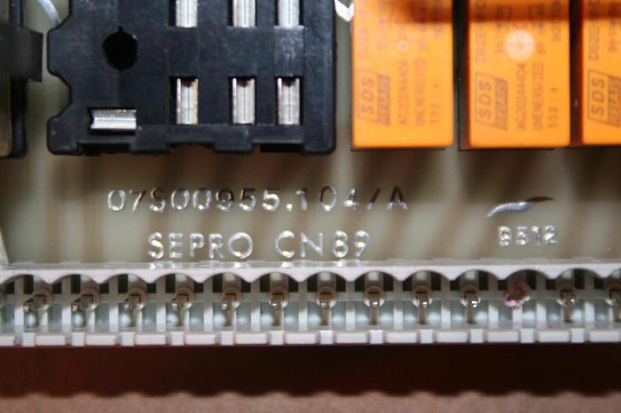 Used SEPRO ROBOTIQUE Circuit Board 07S00955.104/A Used